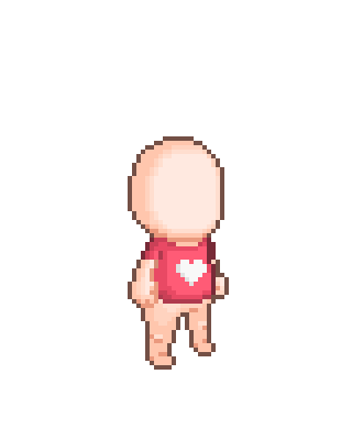 Pink T-Shirt with White Heart